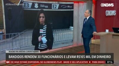 José Roberto Burnier fez um comentário pejorativo contra corintianos na GloboNews (Foto: Reprodução)