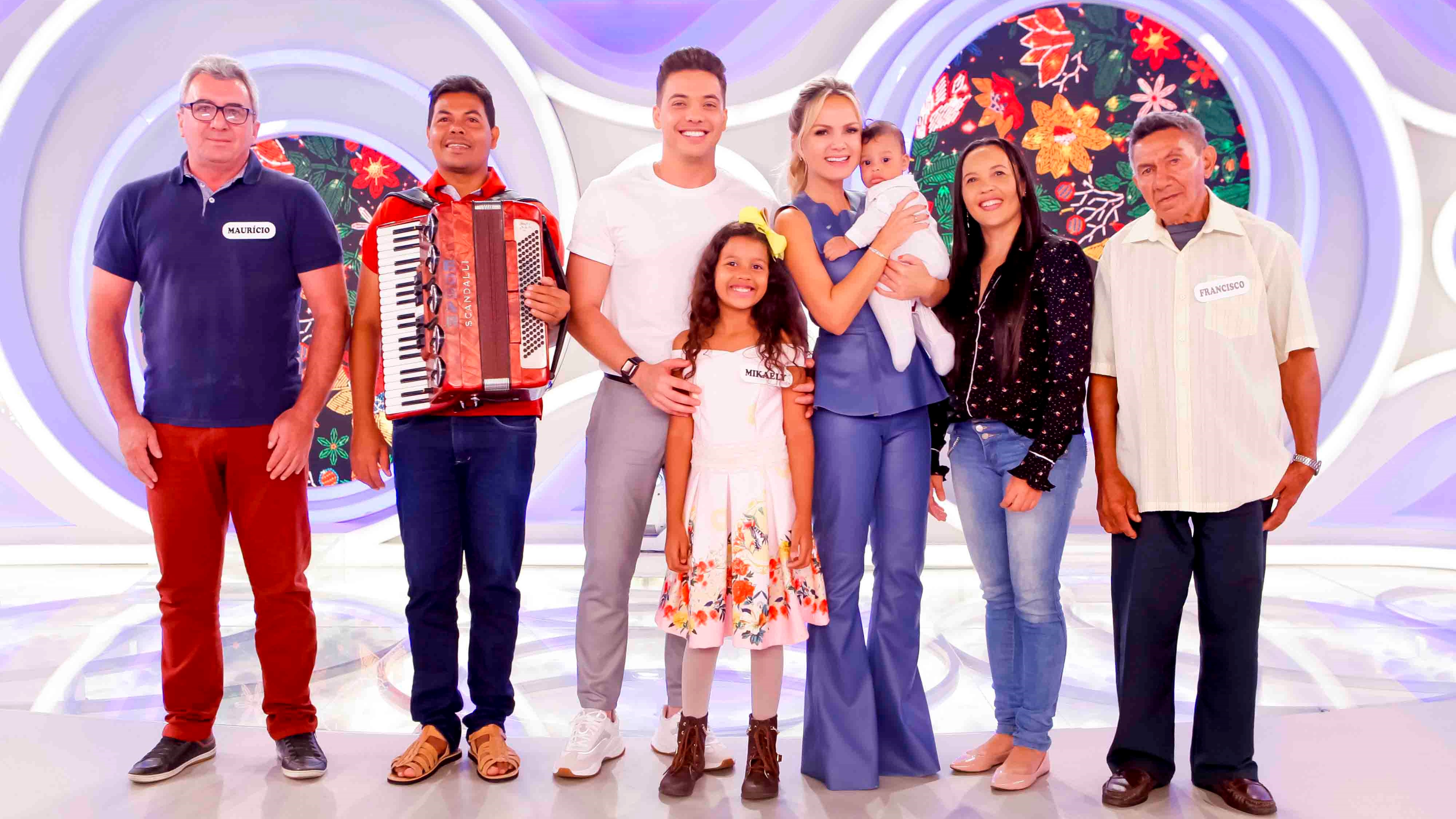 Wesley Safadão esteve no programa Eliana (Foto: Divulgação/SBT)