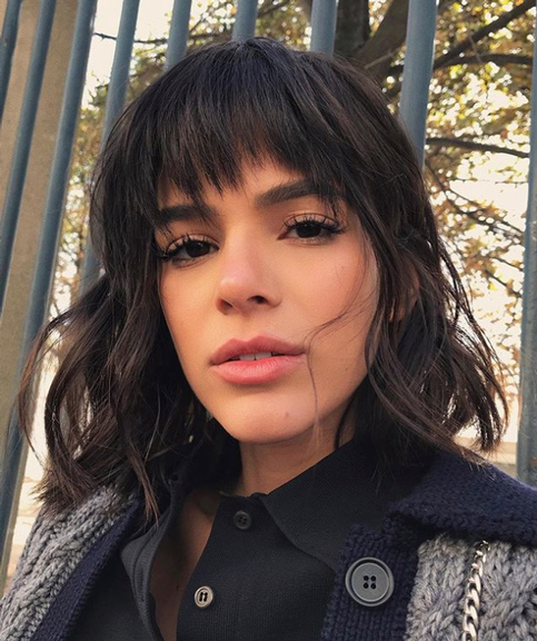 Novo visual adotado por Bruna Marquezine (Foto:Reprodução/Instagram)
