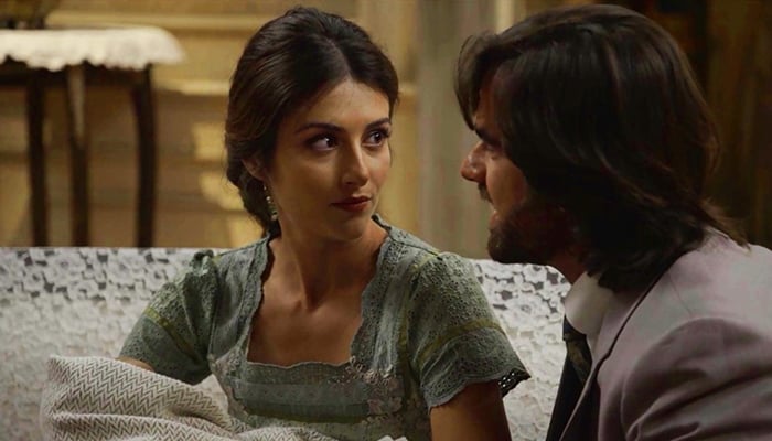 Cecília (Anaju Dorigon) e Rômulo (Marcos Pitombo) em cena de Orgulho e Paixão (Foto: Divulgação/Globo)