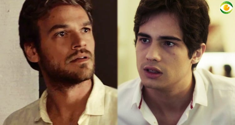 Beto e Valentim em Segundo Sol (Foto: Montagem/Tv Foco)