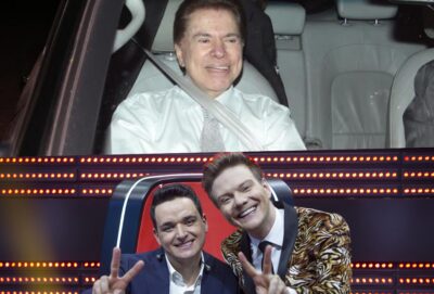 Silvio Santos e Michel Teló do The Voice Brasil estão no Subiu, desceu de hoje