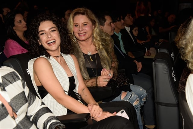 Kefera e Vera Fischer no lançamento de Espelho da Vida (Foto: Globo/Cesar Alves)