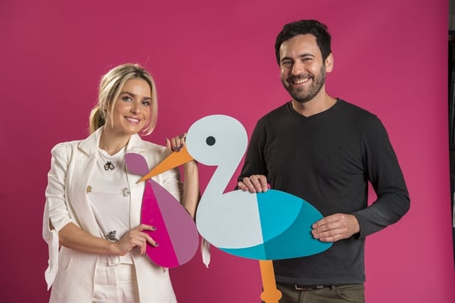 Monique Alfradique e Rodrigo Ferrarini, que interpretam Patrícia e Fred (Foto: Globo/Estevam Avellar)