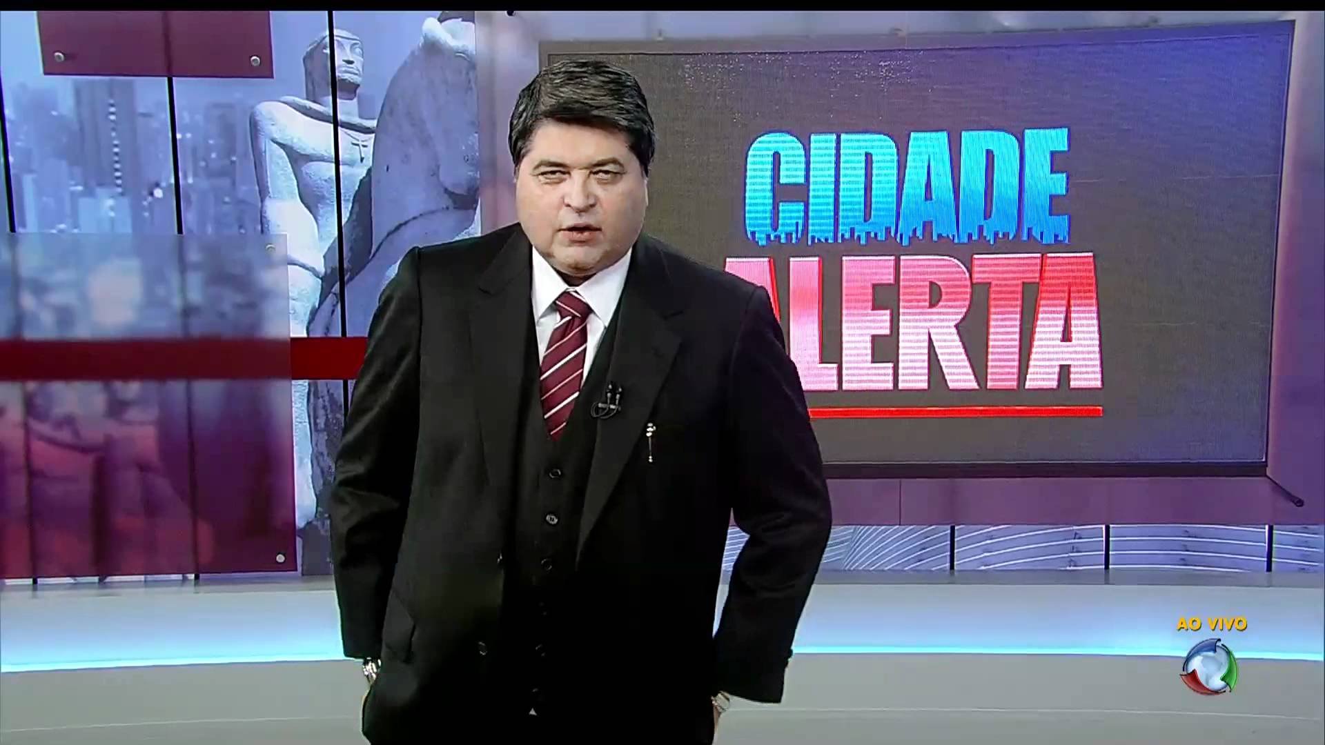 Datena já apresentou o Cidade Alerta na Record (Foto: Divulgação)