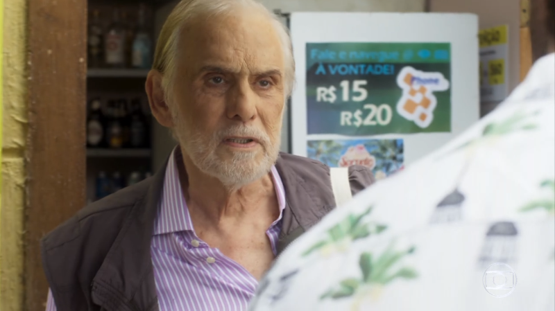 Nestor (Francisco Cuoco) em cena de Segundo Sol (Foto: Reprodução/Globo)