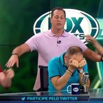 Apresentador Benjamin Back precisa intervir em discussão do Fox Sports Radio. (Foto: Reprodução/YouTube)