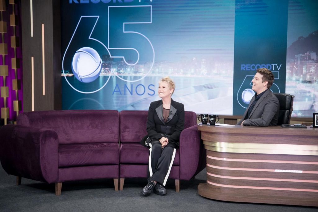 Xuxa no Programa do Porchat na Record