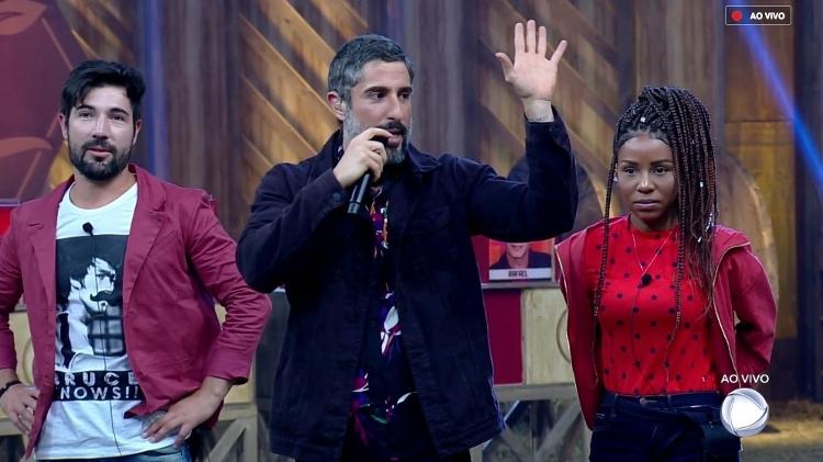 Sandro Pedroso participa da primeira prova do fazendeiro Imagem: Reprodução/RecordTV