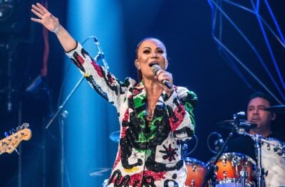 A cantora Solange Almeida integrava o grupo Aviões do Forró (Foto: Fábio Rocha/Gshow)