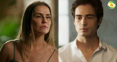 Mãe e filho terão momento terno em meio ao caos (Foto: Montagem/TV Foco)