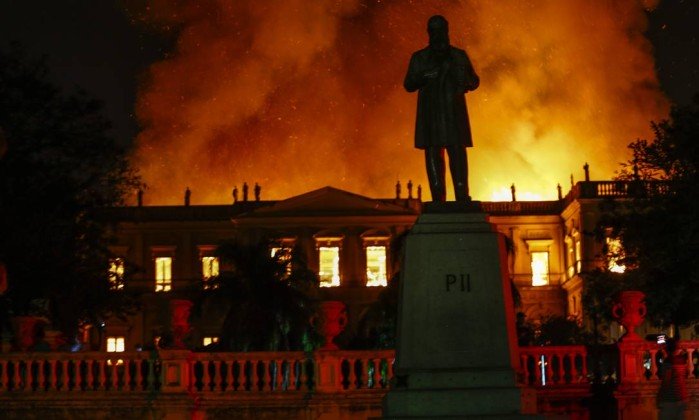 Museu Nacional foi destruído por incêndio (Foto: Divulgação)