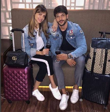 O ex-BBB Lucas e Ana Lúcia  (Foto: Reprodução)