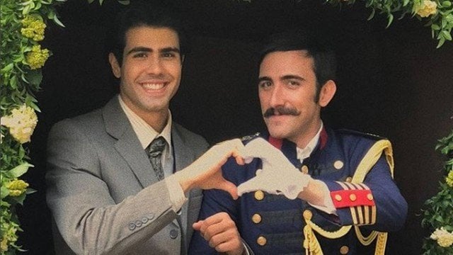 Luccino e Otávio em Orgulho e Paixão (Foto: Reprodução)