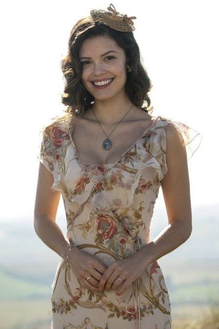 Vitória Strada caracterizada como Julia Castelo, em Espelho da Vida (Foto: João Miguel Junior/ Globo/ Divulgação)