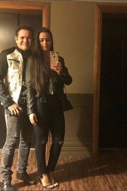 Ximbinha com sua nova mulher, Karen (Foto: reprodução/ instagram)