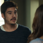 Nicolas Prattes (Samuca) em cena de O Tempo Não Para
(Foto: Reprodução/Globo)