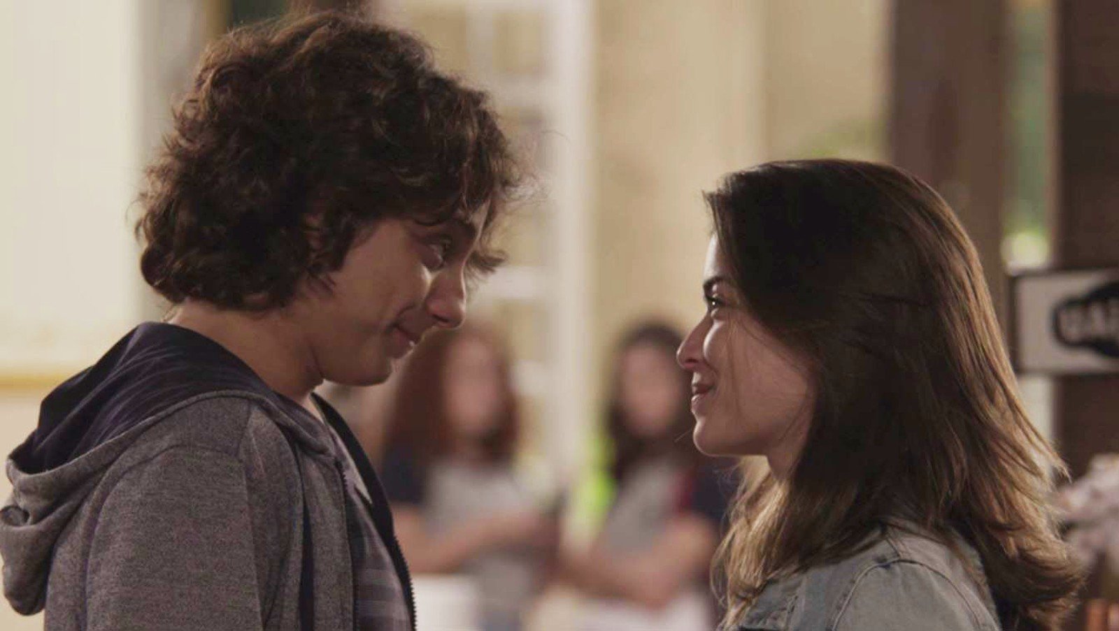 Hugo e Gabi em Espelho da Vida (Foto: Reprodução)