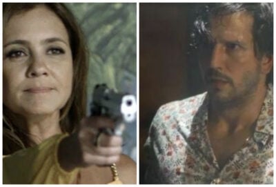 Laureta (Adriana Esteves) e Remy (Vladimir Brichta) em  Segundo Sol (Foto: Reprodução)