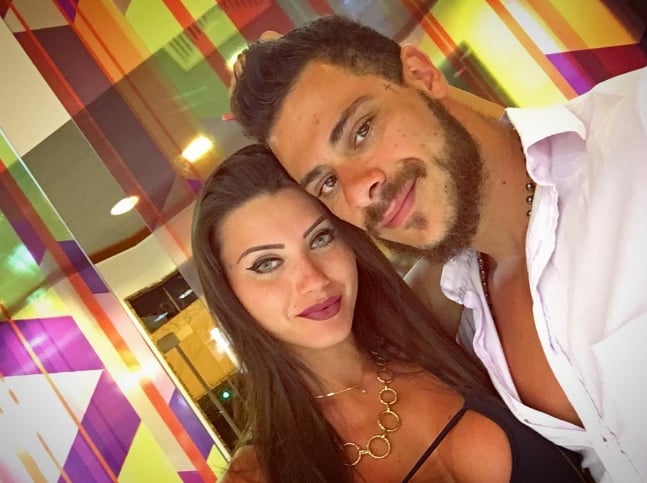 Leo Stronda e a ex-namorada (Foto: Divulgação)
