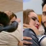 Eliminada da Fazenda, Perlla ficou muito emocionada ao encontrar com o marido no Hoje em Dia da Record