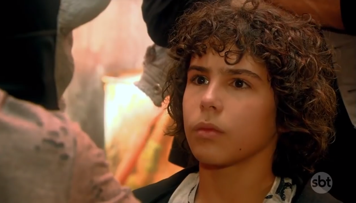 Igor Jansen (João) em cena de As Aventuras de Poliana (Foto: Reprodução/SBT)
