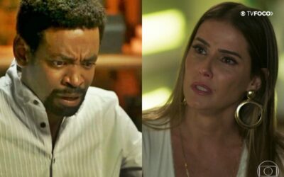 Roberval e Karola em Segundo Sol (Foto: Reprodução)