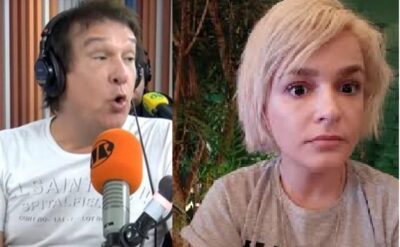 Amanda Ramalho e Emílio Surita no 