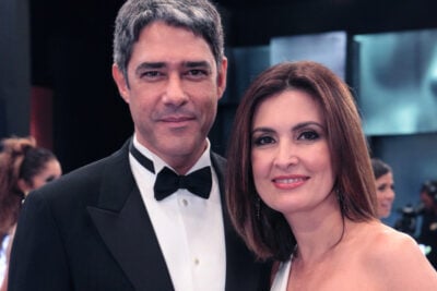 Fátima Bernardes e William Bonner (Foto: AGNews)