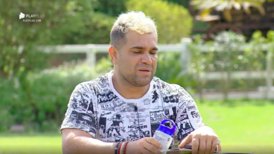 Evandro Santo em A Fazenda (Foto: Reprodução)