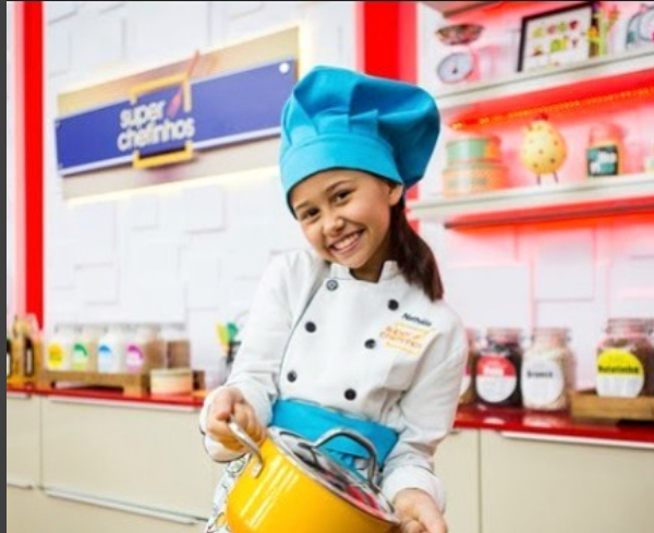 Nathalia Costa no Superchefinhos do Mais Você (Foto: Reprodução/ Instagram)