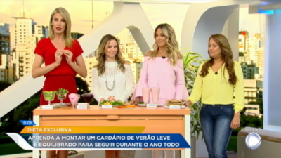 Ana Hickmann, Ticiane Pinheiro e Renata Alves. (Foto: Reprodução)