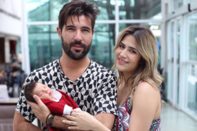 Sandro Pedroso, de A Fazenda 10, e a esposa (Foto: Divulgação)
