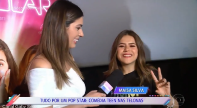 Maisa Silva na atração vespertina da Globo. (Foto: Reprodução)