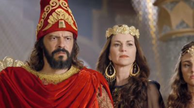 Cena da novela O Rico e Lázaro, trama bíblica produzida pela Record. (Foto: Reprodução)