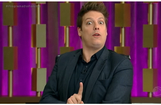 Programa do Porchat na Record. Foto - reprodução.