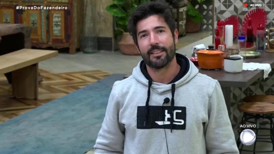 Sandro Pedroso foi eliminado de A Fazenda Imagem: Reprodução/RecordTV