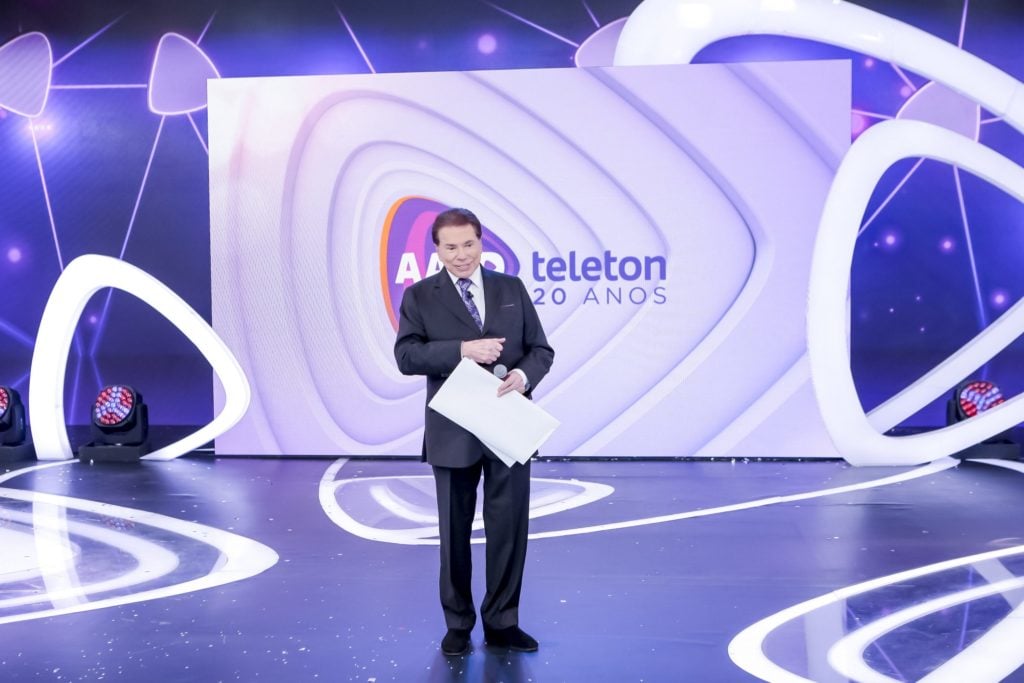 Silvio Santos estava bravo no Teleton deste ano (Imagem divulgação: SBT)