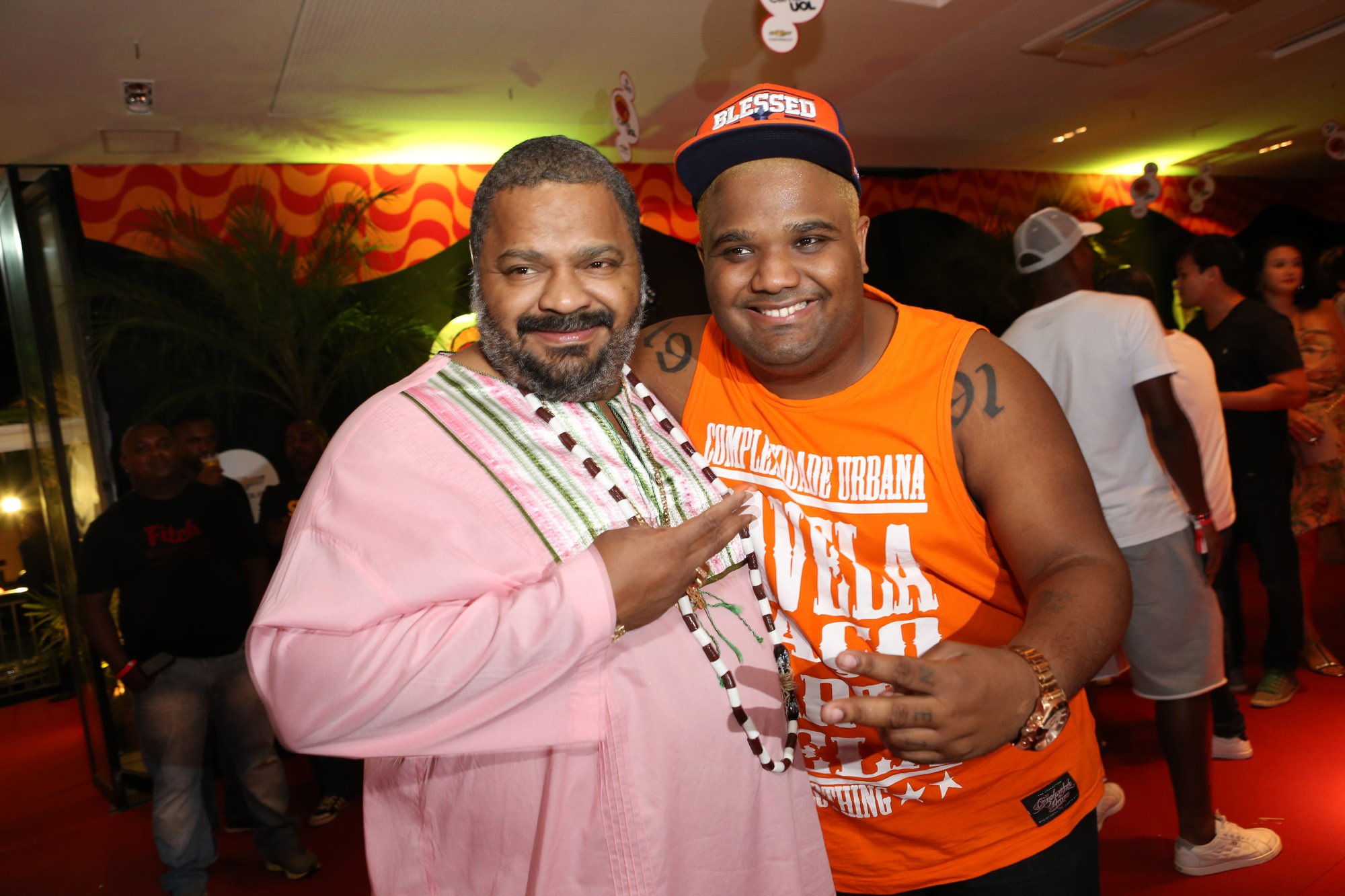 Arlindinho com o pai, Arlindo Cruz, antes da bariátrica (Foto: Reprodução)