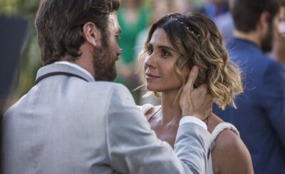 Beto (Emilio Dantas) e Luzia (Giovanna Antonelli) se casam em Segundo Sol (Foto: Artur Meninea/Globo)