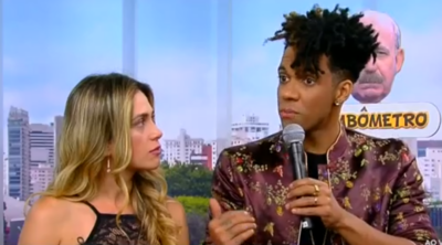 Nadja Pessoa e D'Black falaram sobre A Fazenda (Foto: Reprodução)
