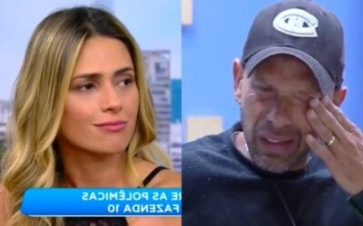 Nadja Pessoa e Rafael Ilha em A Fazenda (Foto: Reprodução)