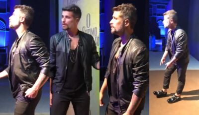 Bruno Gagliasso em O Sétimo Guardião (Foto: Instagram / @lu.casmedeiros)