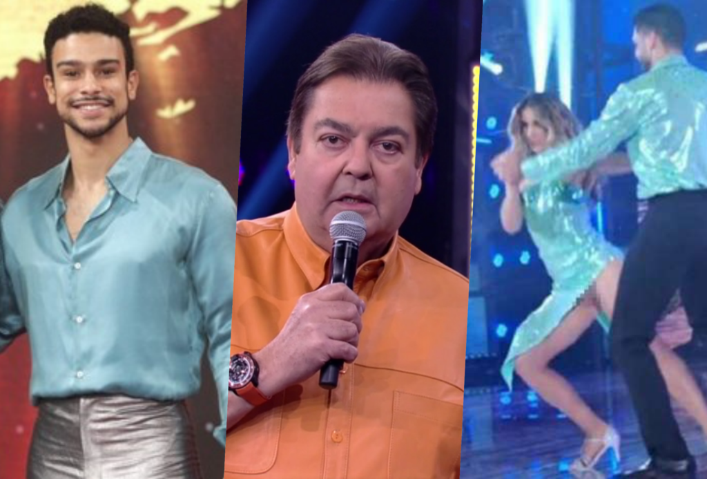 Faustão bombou na Dança dos Famosos com Sérgio Malheiros e Mariana Ferrão