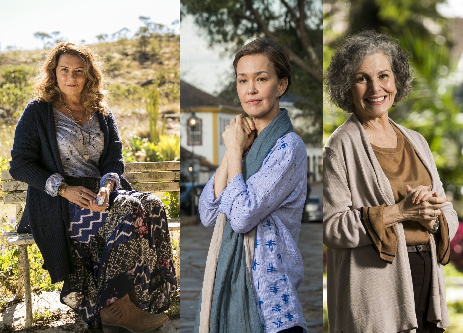 Grace, Ana e Margot em Espelho da Vida (Foto: Divulgação/ João Miguel Jr/ Globo)