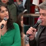 Fábio Assunção e Débora Nascimento no Altas Horas (Foto: Reprodução/Globo)