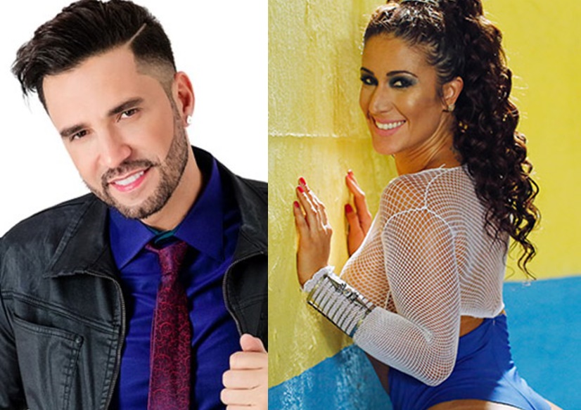 Latino e Jéssica Rodrigues (Foto: Reprodução)