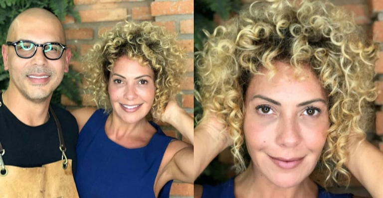 Fabiula Nascimento de visual novo (Foto: Reprodução)