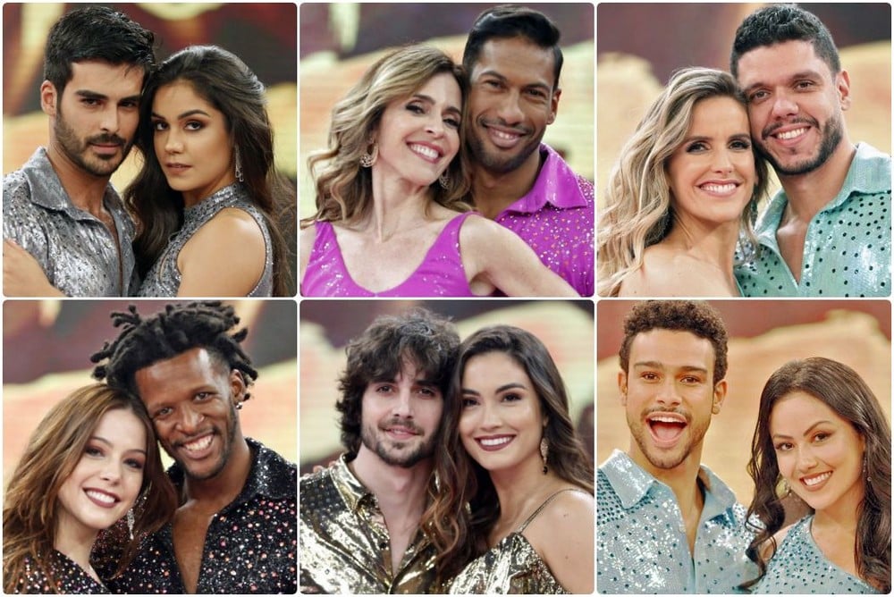 Participantes na repescagem do 'Dança dos Famosos' — Foto: Alinne Tuffengdjian/Globo