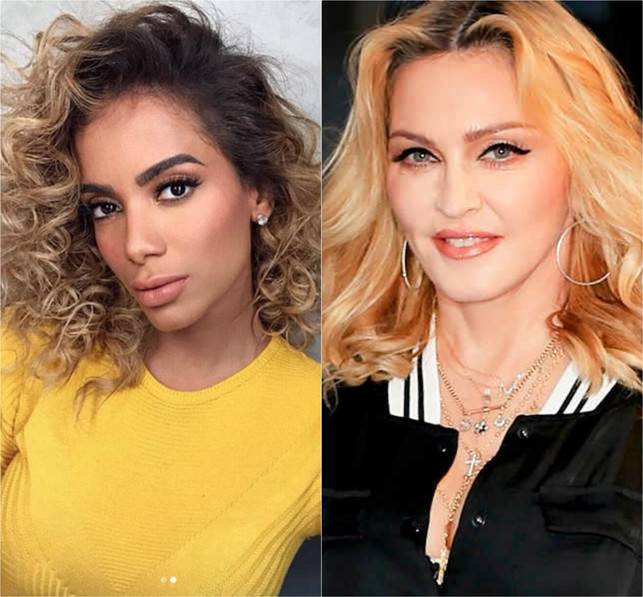Anitta e Madonna (Foto: Reprodução)